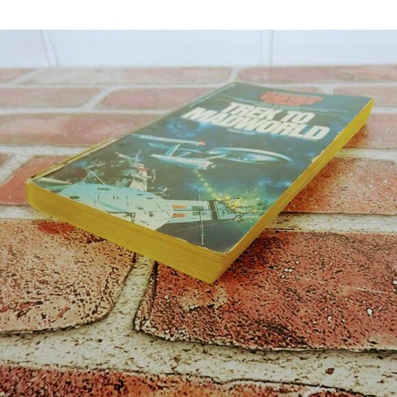 Trek To Madworld By Stephen Goldin - Star Trek PB Book Vtg Sci-Fi Fiction Novel - Picture 4 of 5